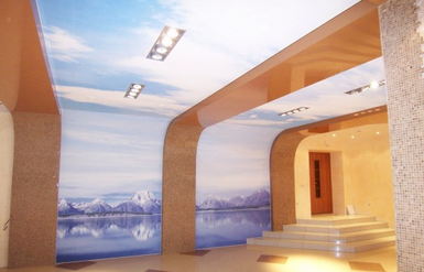 Натяжные потолки с фотопечатью