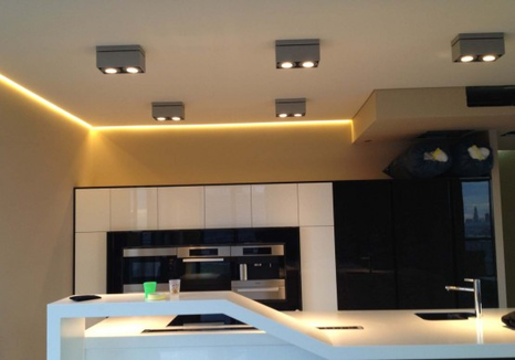 Установка натяжных потолков под ключ